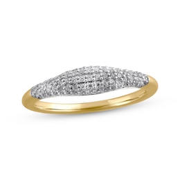 STUDIO BY KAY Diamond Pavé Ring 1/4 ct tw 10K Yellow Gold