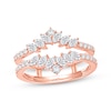 Thumbnail Image 1 of Marquise & Round-Cut Diamond Enhancer Ring 3/4 ct tw 14K Rose Gold