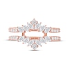 Thumbnail Image 3 of Marquise & Round-Cut Diamond Enhancer Ring 3/4 ct tw 14K Rose Gold