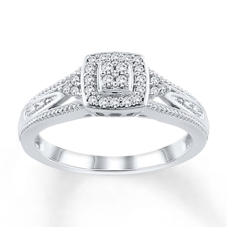 18K Rose & White Gold Polish Diamond Ring For Women - 235-DR1133