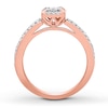 Thumbnail Image 2 of Diamond Ring 1/4 ct tw Round-cut 10K Rose Gold