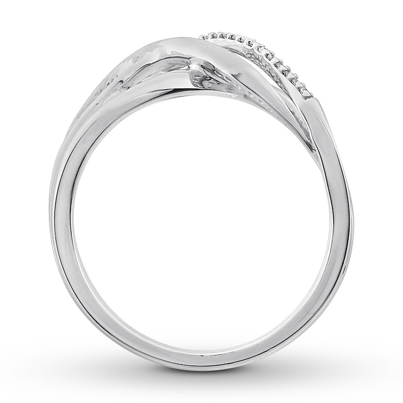 Main Image 2 of Diamond Ring 1/6 ct tw Round-cut Sterling Silver