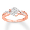 Thumbnail Image 1 of Diamond Promise Ring 1/4 Carat tw Round-cut 10K Rose Gold