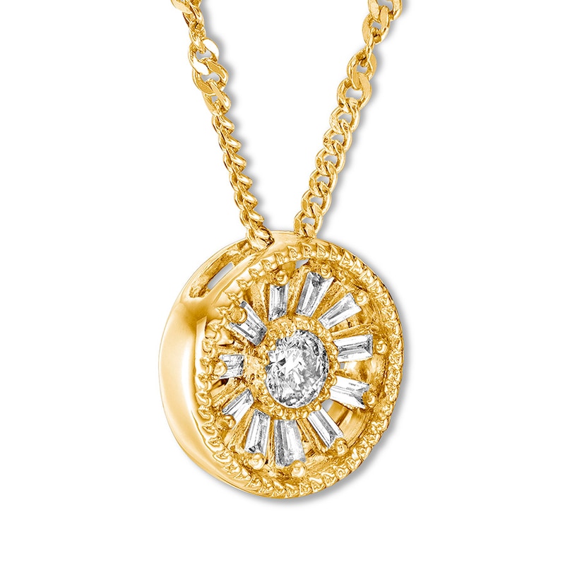 Main Image 3 of Emmy London Diamond Necklace 1/6 ct tw 10K Yellow Gold