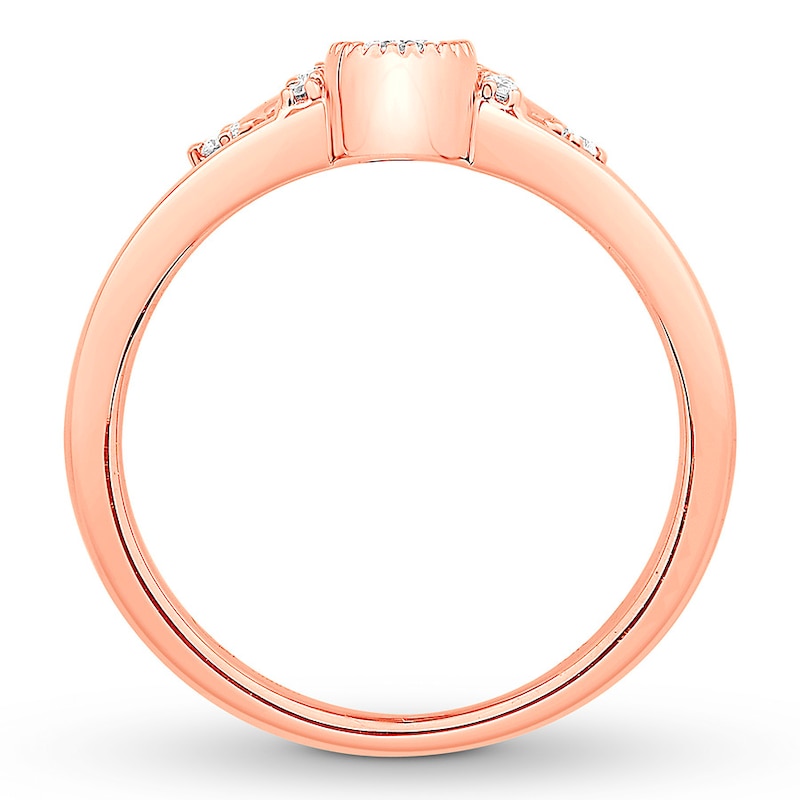 Main Image 2 of Emmy London Diamond Ring 3/8 ct tw Round-cut 10K Rose Gold