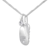 Thumbnail Image 3 of Emmy London Sapphire Baby Shoe Necklace Sterling Silver 20"