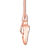 Thumbnail Image 1 of Emmy London Diamond Baby Shoe Necklace 1/20 ct tw 10K Rose Gold