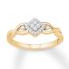 Thumbnail Image 1 of Diamond Ring 1/10 ct tw Round-cut 10K Yellow Gold