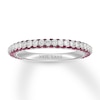 Thumbnail Image 1 of Neil Lane Ruby Anniversary Band 1/2 ct tw Diamonds 14K Gold - Size 7