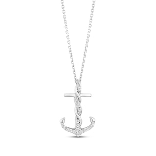 Disney Treasures Pirates of the Caribbean Diamond Sword Necklace 1/20 ct tw  Sterling Silver & 10K Yellow Gold 19”