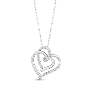 10KW Diamond Heart Necklace 001-165-01581 PL Stouffville