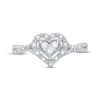 Thumbnail Image 2 of Diamond Heart Ring 1/5 ct tw Sterling Silver