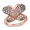 Thumbnail Image 1 of Le Vian Diamond Butterfly Ring 1 ct tw 14K Strawberry Gold