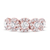 Thumbnail Image 3 of THE LEO Diamond Anniversary Ring 1-1/2 ct tw Round-cut 14K Rose Gold