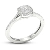 Thumbnail Image 3 of Diamond Promise Ring 1/4 ct tw Round-cut 10K White Gold