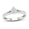 Thumbnail Image 1 of Diamond Promise Ring 1/4 ct tw Round-cut Sterling Silver