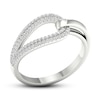 Thumbnail Image 1 of Love + Be Loved Diamond Ring 1/5 ct tw 10K White Gold