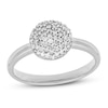 Thumbnail Image 1 of Diamond Ring 1/4 ct tw Round-cut Sterling Silver - Size 7