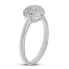 Thumbnail Image 2 of Diamond Ring 1/4 ct tw Round-cut Sterling Silver - Size 7