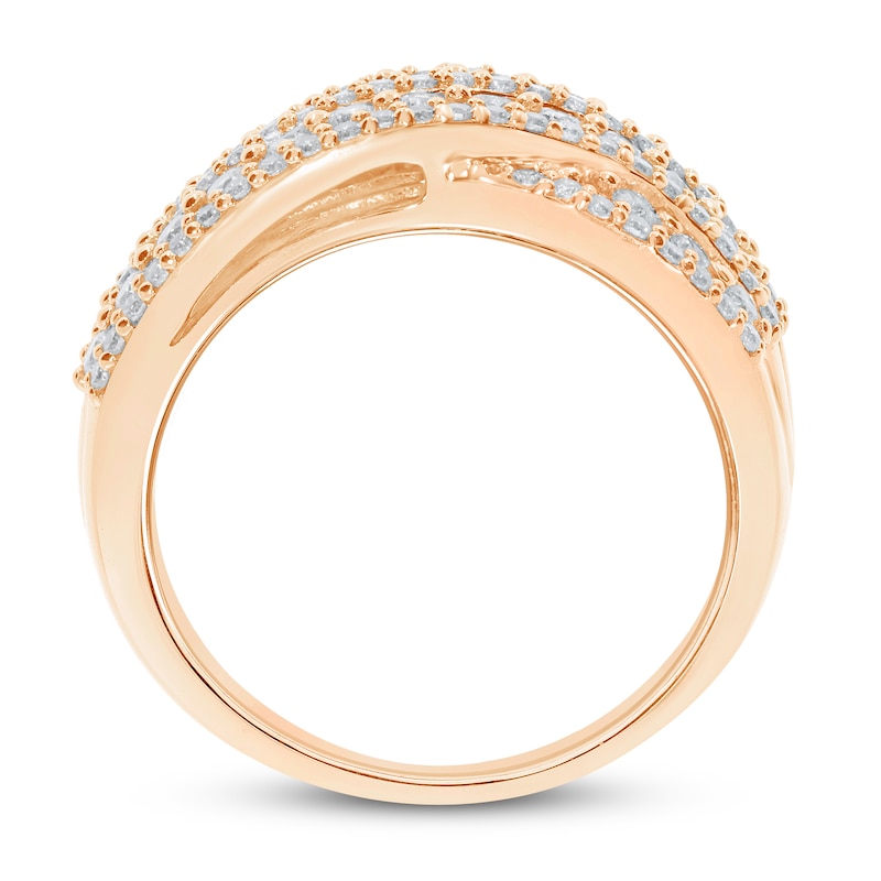 Main Image 3 of Diamond Fashion Ring 1 ct tw 10K Rose Gold