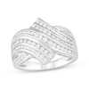 Thumbnail Image 1 of Diamond Ring 1/2 ct tw Round-cut Sterling Silver