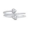 Thumbnail Image 2 of Diamond Ring 1/6 ct tw Round-cut Sterling Silver