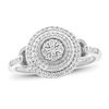 Thumbnail Image 1 of Diamond Ring 1/4 ct tw Round-cut Sterling Silver