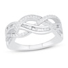 Thumbnail Image 1 of Diamond Twist Ring 1/3 ct tw 10K White Gold