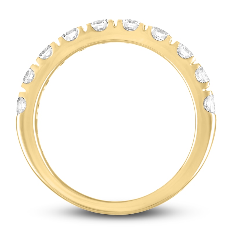 Main Image 3 of THE LEO Diamond Anniversary Ring 1 ct tw Round-cut 14K Yellow Gold