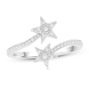 Thumbnail Image 1 of Diamond Star Ring 1/4 ct tw Round-Cut Sterling Silver