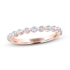 Thumbnail Image 0 of THE LEO Diamond Anniversary Ring 1/2 ct tw Round-cut 14K Rose Gold