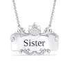 Thumbnail Image 1 of Disney Treasures The Aristocats Diamond Necklace 1/20 ct tw Sterling Silver 17&quot;