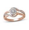 Thumbnail Image 1 of Diamond Promise Ring 1/5 ct tw Round-Cut 10K Rose Gold