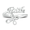 Thumbnail Image 2 of Diamond Faith Ring 1/20 ct tw Round-cut Sterling Silver