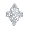 Thumbnail Image 3 of Diamond Lace Ring 1 ct tw Round-cut 10K White Gold