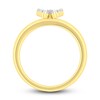 Thumbnail Image 2 of Diamond Butterfly Ring 1/10 ct tw Round-cut 10K Yellow Gold