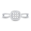 Thumbnail Image 3 of Diamond Promise Ring 1/4 ct tw Round-cut Sterling Silver