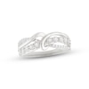 Thumbnail Image 0 of Diamond Loop Ring 1/6 ct tw Round-cut Sterling Silver