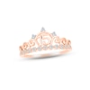 Thumbnail Image 1 of Diamond Quinceañera Ring 1/10 ct tw Round-cut 10K Rose Gold