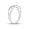 Thumbnail Image 2 of Diamond Infinity Ring 1/3 ct tw Round-cut 10K White Gold