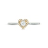 Thumbnail Image 2 of Diamond Heart Promise Ring 1/6 ct tw 10K Yellow Gold