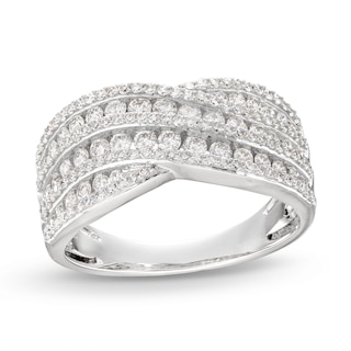 Two Row Tilted Marquise Round Diamond Anniversary Ring: Amana. -  Israel