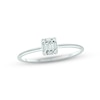 Thumbnail Image 0 of Baguette & Round-Cut Multi-Diamond Promise Ring 1/10 ct tw 10K White Gold