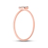 Thumbnail Image 1 of Diamond Promise Ring 1/10 ct tw Baguette & Round-cut 10K Rose Gold