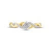 Thumbnail Image 3 of Multi-Diamond Promise Ring 1/5 ct tw Princess & Round-cut 10K Yellow Gold