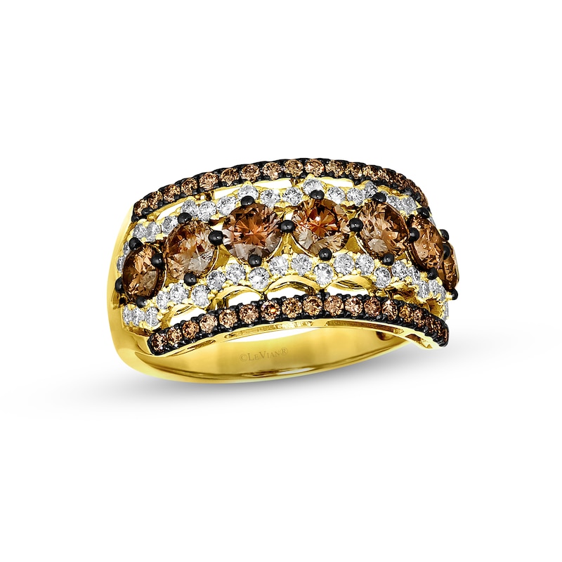 Main Image 1 of Le Vian Diamond Ring 1-7/8 ct tw 14K Honey Gold