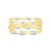 Thumbnail Image 1 of Diamond Stack Ring 1/2 ct tw Round-cut 10K Yellow Gold