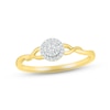 Thumbnail Image 1 of Multi-Diamond Promise Ring 1/15 ct tw Round-cut 10K Yellow Gold