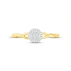 Thumbnail Image 2 of Multi-Diamond Promise Ring 1/15 ct tw 10K Yellow Gold