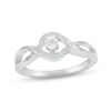 Thumbnail Image 0 of Diamond Twist Promise Ring 1/15 ct tw Sterling Silver